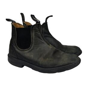 Blundstone Black Leather Chelsea Boots Women's 6 Indie Boho Western